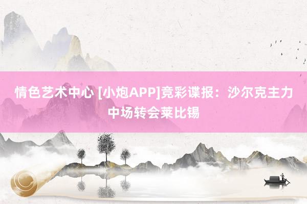 情色艺术中心 [小炮APP]竞彩谍报：沙尔克主力中场转会莱比锡