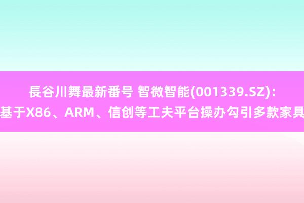 長谷川舞最新番号 智微智能(001339.SZ)：基于X86、ARM、信创等工夫平台操办勾引多款家具