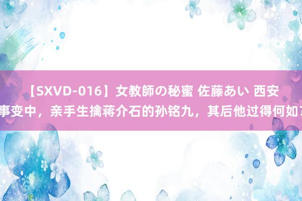 【SXVD-016】女教師の秘蜜 佐藤あい 西安事变中，亲手生擒蒋介石的孙铭九，其后他过得何如？