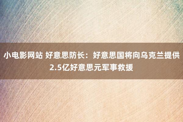 小电影网站 好意思防长：好意思国将向乌克兰提供2.5亿好意思元军事救援