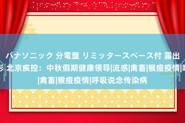 パナソニック 分電盤 リミッタースペース付 露出・半埋込両用形 北京疾控：中秋假期健康领导|流感|禽畜|猴痘疫情|呼吸说念传染病